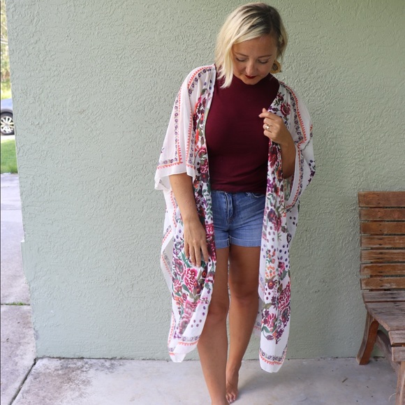 Tops - Beautiful, calf length light coverup